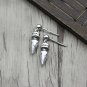 Chrome Hearts Small Bullet Pendant Earring S925 Sterling Silver Earring - Handmade jewellery
