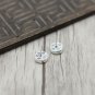 Chrome Hearts Cross Earring S925 Sterling Silver Earring - Handmade jewellery