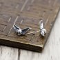 Chrome Hearts Devil skull wings Earring S925 Sterling Silver Earring - Handmade jewellery