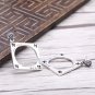 Chrome Hearts Retro Square cross Earring S925 Sterling Silver Earring - Handmade jewellery
