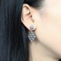 Chrome Hearts Cross prism Pendant Earring S925 Sterling Silver Earring - Handmade jewellery