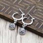 Chrome Hearts Cross Ball Earring S925 Sterling Silver Earring - Handmade jewellery