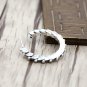 Chrome Hearts Dovetail circle Earring S925 Sterling Silver Earring - Handmade jewellery