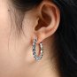 Chrome Hearts Dovetail circle Earring S925 Sterling Silver Earring - Handmade jewellery