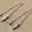 Chrome Hearts Rivet bullet tassel Earring S925 Sterling Silver Earring - Handmade jewellery