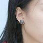 Chrome Hearts Retro cross Pyramid Earring S925 Sterling Silver Earring - Handmade jewellery