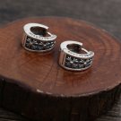 Chrome Hearts Retro cross Pyramid Earring S925 Sterling Silver Earring - Handmade jewellery