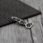 S925 Sterling Silver jewelry Chrome Hearts bag Hanging jewelry Key buckle