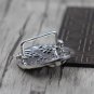 S925 Sterling Silver jewelry Chrome Hearts Punk style cross belt buckle