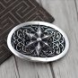 Punk style Six awn star belt buckle S925 Sterling Silver Chrome Hearts jewelry