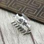 S925 Sterling Silver Retro fashion ladies hairpin cross flower jewelry Chrome Hearts jewelry