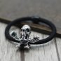 S925 Sterling Silver Retro skeleton head, lady hair band