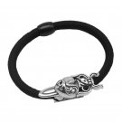 S925 Sterling Silver Punk style lady  Bundles of hair band Chrome Hearts dagger hand line