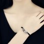 S925 Sterling Silver Punk style lady Bundles of hair band Chrome Hearts dagger hand line