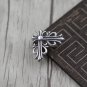 S925 Sterling Silver Retro rock cross Brooch Chrome Hearts Brooch jewelry