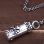Chrome Hearts lighte Exquisite dexterous cross S925 pure silver lighter personalized Pendant