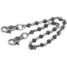 Chrome Hearts Tote hook Cross Chain,Pants waist chain.S925 Sterling Silver Material Hand - made