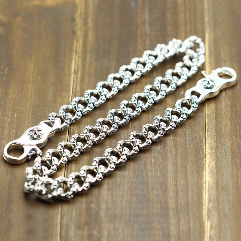 Chrome Hearts Tote hook  Chain,Punk Style Pants waist chain.S925 Sterling Silver Hand - made