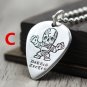 Chrome Hearts Triangle Dog Tag Pendant-S925 Sterling Silver Retro rock punk Pendant