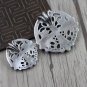 Chrome Hearts Hollowed cross flower Pendant&iuml;&frac14;�Big)-S925 Sterling Silver Retro ring rock punk Pendant