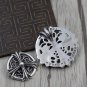 Chrome Hearts Hollowed cross flower Pendant&iuml;&frac14;�Big)-S925 Sterling Silver Retro ring rock punk Pendant