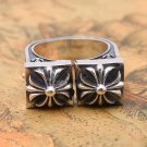 Chrome Hearts  cross opening Ring S925 Sterling Silver Cross ring