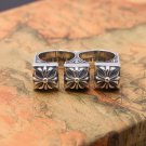 Chrome Hearts Double cross opening ring Ring S925 Sterling Silver Cross ring