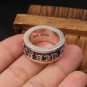 Chrome Hearts fuck you Letter Ring S925 Sterling Silver Cross ring(Rotatable ring)