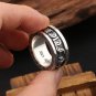 Chrome Hearts fuck you Letter Ring S925 Sterling Silver Cross ring(Rotatable ring)