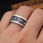 Chrome Hearts fuck you Letter Ring S925 Sterling Silver Cross ring(Rotatable ring)