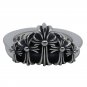 Chrome Hearts Cross ring S925 Sterling Silver ring, lovers Cross rock ring