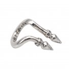 Chrome Hearts S925 Sterling Silver ring, lovers Cross rock ring
