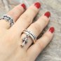 Chrome Hearts Ring S925 Sterling Silver Cross Pendant ring