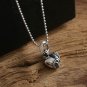 Chrome Hearts Pendant-S925 Sterling Silver Retro Flower vine heart shape rock punk Pendant