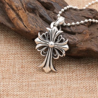 Chrome hearts hot Cross flower necklace