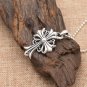 Chrome Hearts Cross flower Pendant-S925 Sterling Silver Retro rock punk Pendant