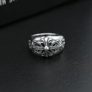 Chrome Hearts ring S925 Sterling Silver Eternal cross ring, lovers Cross rock ring