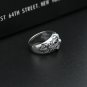 Chrome Hearts ring S925 Sterling Silver Eternal cross ring, lovers Cross rock ring