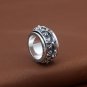 Chrome Hearts Eternal cross ring S925 Sterling Silver Rotatable ring, lovers Cross rock ring
