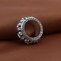 Chrome Hearts Eternal cross ring S925 Sterling Silver Rotatable ring, lovers Cross rock ring