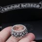 Chrome Hearts Eternal cross ring S925 Sterling Silver Rotatable ring, lovers Cross rock ring
