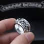 Chrome Hearts Eternal cross ring S925 Sterling Silver Rotatable ring, lovers Cross rock ring