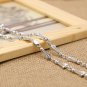 Chrome Hearts Phoenix tail feather and wave Necklace S925 Sterling Silver Cross rock Necklace