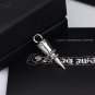 Chrome Hearts Rivet Pendant-S925 Sterling Silver Retro ring cross rock punk Bullet Pendant