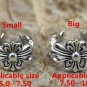 Chrome Hearts ring S925 Sterling Silver cruciate flower ring, lovers ring