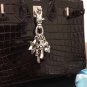 Chrome Hearts Key buckle Retro cross dagger bag Hanging jewelry S925 Sterling Silver jewelry
