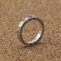 Chrome Hearts fuck you ring S925 Sterling Silver lovers rock Cross ring