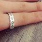 Chrome Hearts fuck you ring 6mm S925 Sterling Silver lovers rock Cross ring