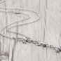 Chrome Hearts Necklace S925 Sterling Silver Personality fashion Cross Pendant sweater chain
