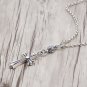 Chrome Hearts Necklace S925 Sterling Silver Personality fashion Cross Pendant sweater chain